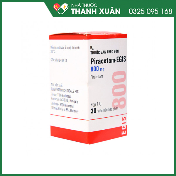 Piracetam 800-EGIS trị hội chứng tâm thần thực